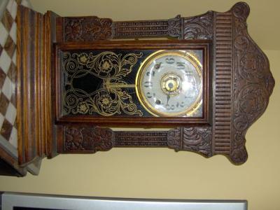 Front clock view
