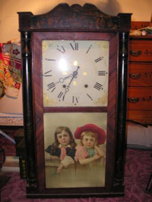 Antique Wood Works Clock