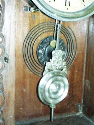 Ansonia Clock's gong and pendulum