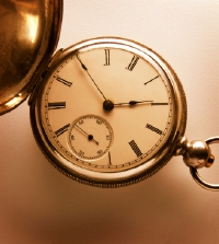 An Old Key Wind Pocket Watch