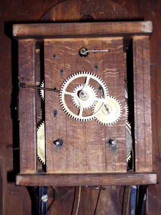 Old Wood Plate Tallcase Movement