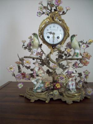 Porcelain Figural Clock