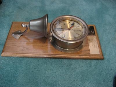 Ship bell clock