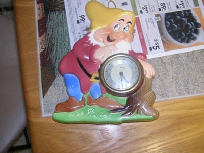 Disney clock.