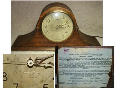 Electric Chauncey Jerome Mantel Clock