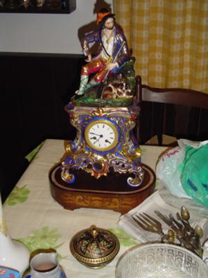 Porcelain Clock .