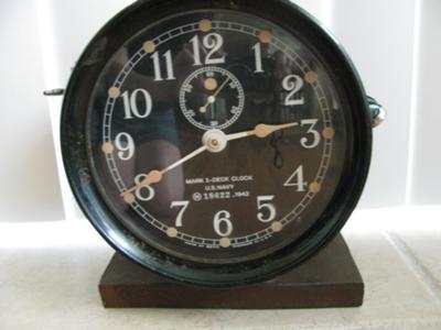 Clock from Pearl Harbor