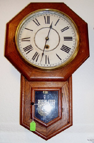 A Schoolhouse style Sessions Clock.