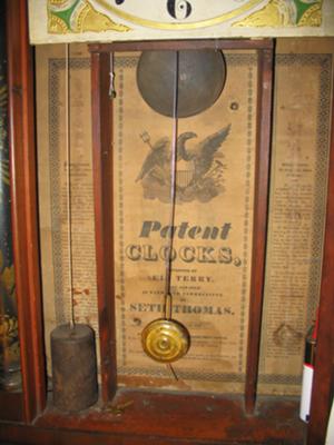 Seth Thomas clock with wooden works