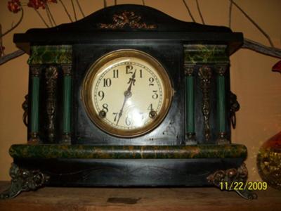 Black Mantel Clock