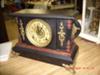 E. Ingraham Black Mantel Clock
