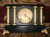 Black mantel clock