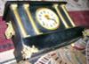 Black mantel clock