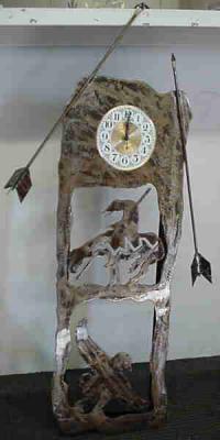 Hand Made Clock Art