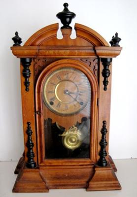 Front of clock