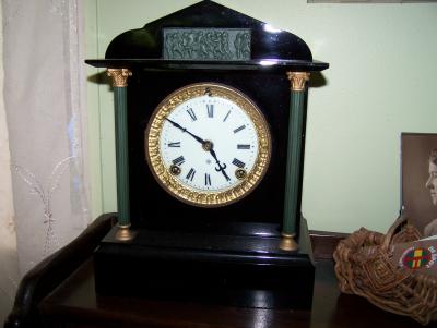 Cast Iron Ansonia Mantel Clock