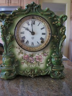 Ansonia Ceramic Clock