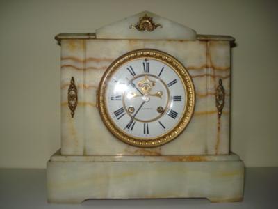 E N Welch Mantel Clock 2