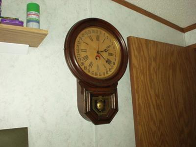 E. Ingraham Schoolhouse Clock