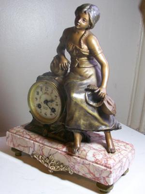 French Clock Signed by Francois Moreau 