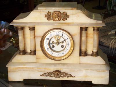 French Marble Mantel Clock