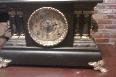 Black Mantel Clock