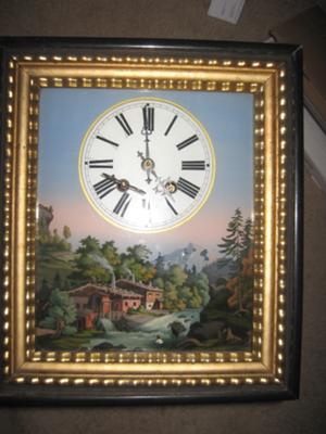 Front shot of clock
