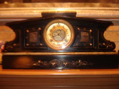 Ansonia iron mantle clock 1800's