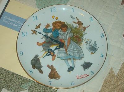 Norman Rockwell Clock