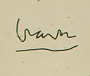 Signature on Clock