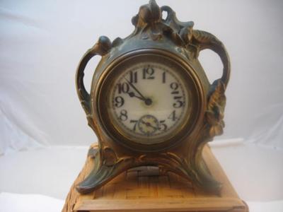1902 bronze clock